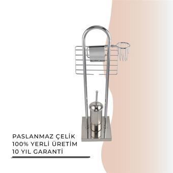 İGK YAPI - Çelik Banyo Kumru Set Klozet Takımı Kare (KU10-042)