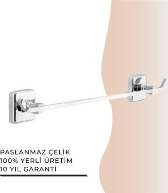 İGK YAPI - Çelik Banyo Kumru Uzun Havluluk 50cm (KU10-006)