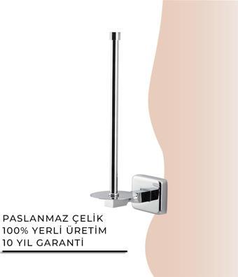 İGK YAPI - Çelik Banyo Kumru Yedek İkili Tuvalet Kâğıtlığı (KU10-026)