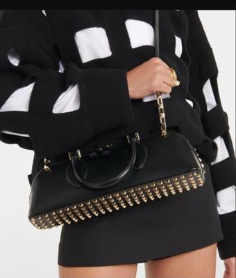 Valentino Garavani Rockstud Small Leather Tote Bag