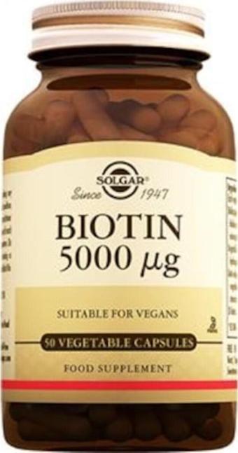 Biotin 5000 Mcg 50 Kapsül