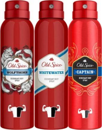 3 lü Fırsat Set 150 Ml Deodorant ( Wolfthorn-Whitewater-Captain)