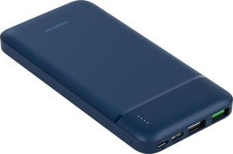 Polosmart PBS123 10.000 mAh 1 Type-C 2 USB Çıkışlı Taşınabilir Şarj Cihazı Powerbank Navy