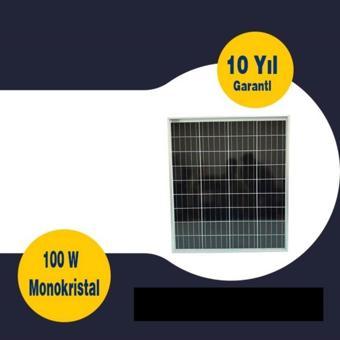 Gepser 100 Watt Monokristal Güneş Paneli