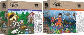 Toli Games Tüm Parçaları Farklı Puzzle 2'Li Set - 36 Parça