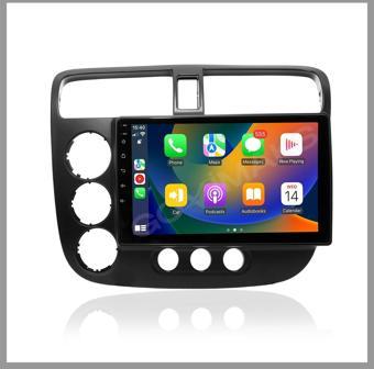 GOVİMAKS HONDA CİVİC VTEC 2  2001-2006  6 GB RAM 128 GB HAFIZA ANDROID MULTIMEDIA TEYP