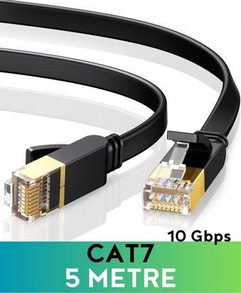 Vetech Cat7 5 Metre Ethernet Kablosu 10Gbps Premium İnternet Lan Kablo 5Mt