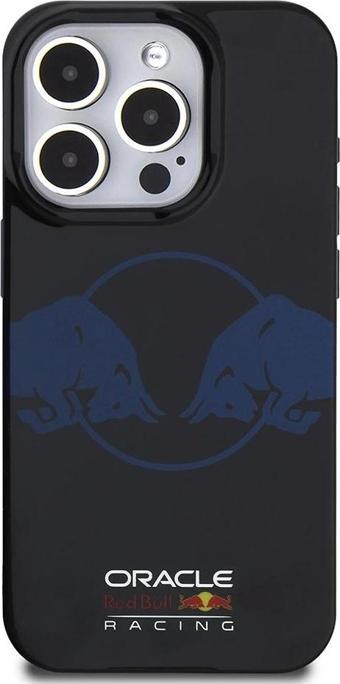 Apple iPhone 15 Pro Max Kılıf Redbull Orjinal Lisanslı M-safe Şarj Özellikli IML Çift Boğa Baskılı S