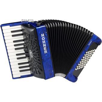 Hohner A16542 Bravo II 48 Akordiyon (Darkblue)
