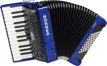 Hohner A16542 Bravo II 48 Akordiyon (Darkblue)