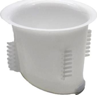 Titiz TP-121 Plastik Wc Matik Tuvalet Kapağı - Tek Kapaklı Koku Önleyici - Beyaz - 1 Adet