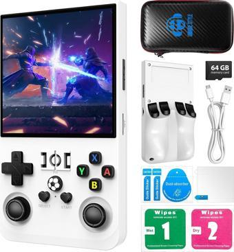 Konsol Plus R36S Max Retro El Oyun Konsolu 4.0'' IPS Ekranlı 18.000 Oyunlu