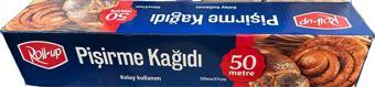 Roll-Up Beyaz Yağlı Fırın Tepsi Pişirme Kızartma Kağıdı - 37 Cm. x 50 Metre - 1 Adet