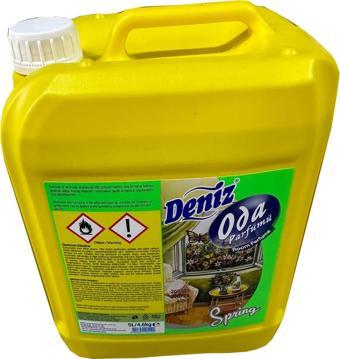 Deniz Spring Air Freshner Sprey Deodorant Oda Kokusu Parfümü - 5 Kg. - Bidon