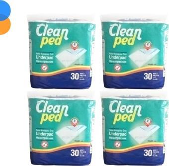 Clean Ped Yatak Koruyucu 30lu Paket - 4 Paket