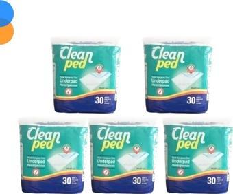 Clean Ped Yatak Koruyucu 30lu Paket - 5 Paket