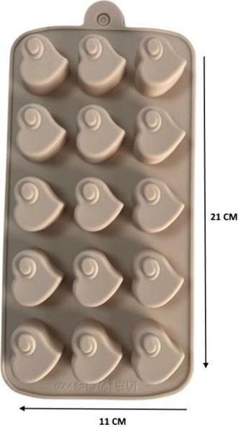 SİLİKON ÇİKOLATA KALIBI KALP 21*11 CM