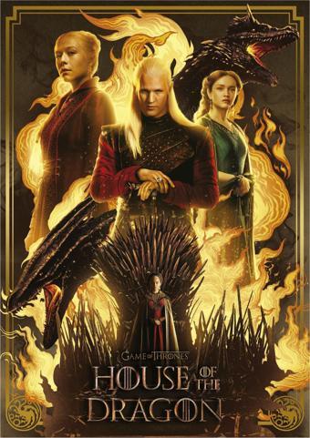 1000 Parça Game Of Thrones Ejderha Evi Puzzle - House Of The Dragon - 19574