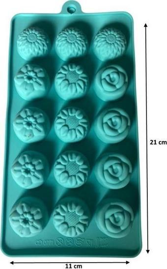SİLİKON ÇİKOLATA KALIBI KARIŞIK 21*11 CM
