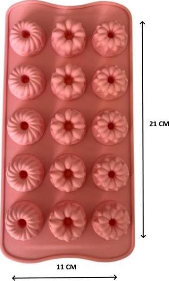 SİLİKON ÇİKOLATA KALIBI KARIŞIK 21*11 CM