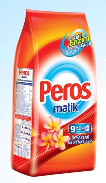 PEROS MATİK 9 KG BEYAZ VE RENKLİLER