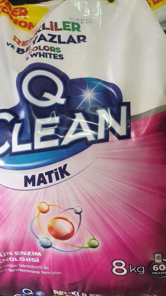 O CLEAN MATİK 8 KG RENKLİLER VE BEYAZLAR