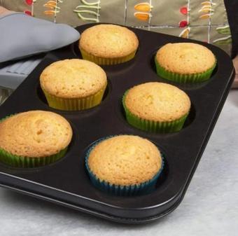 Büro Ev Ofis Mutfağı için 6PARÇA Muffin Kek Yapım Şekil Kalıbı