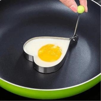 Büro Ev Ofis Mutfağı için Metal Yapım Kalp Tip Omlet Krep Kalıbı