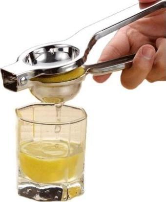 Büro Ev Ofis Mutfağı için Paslanmaz Çelik Sıkıcı Kolay Limon Sıkacağı