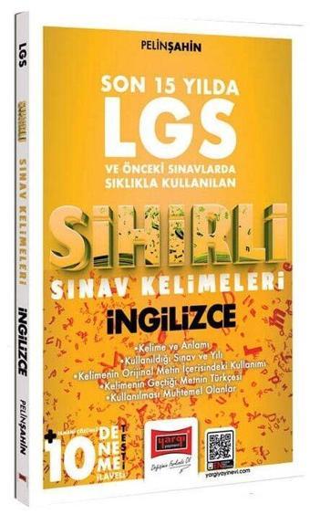 Yargı LGS İngilizce Son 15 Yılda Sıklıkla Kullanılan Sihirli Sınav Kelimeleri (10 Deneme İlaveli) Yargı Yayınları - Yargı Yayınları