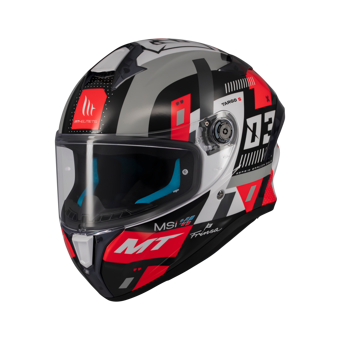 KASK MT HELMETS TARGO S B5 KIRMIZI SERGİO GARCIA