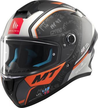 KASK MT HELMETS TARGO S B4 TURUNCU MAT IVAN ORTALA