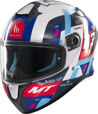 KASK MT HELMETS TARGO S D7 MAVİ SERGİO GARCIA