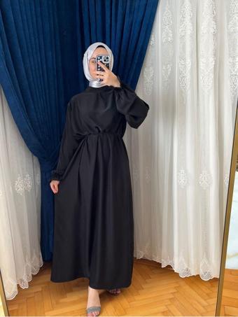 Tesettür Giyim İthal Krep Liza Elbise