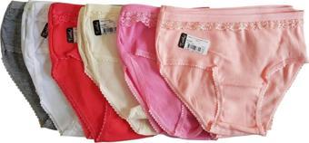 Tutku 0834 Kız Çocuk Ince Bel Pınar Bato-Slip-Külot - 12'li Kombin