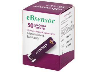 EB SENSOR KAN ŞEKERİ ÖLÇÜM STRİBİ 50 STRİP