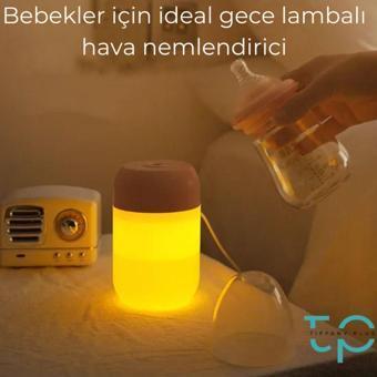 Hava Nemlendirici Usb 330ml Ultrasonik Hava Nemlendirici Aroma Difüzörü H2o Tp-1004