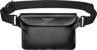 Spigen Aqua Shield WaterProof (Tüm Cihazlarla Uyumlu) IPX8 Sertifikalı Su Geçirmez (Havuz & Deniz Bel Çantası) A620 Blac