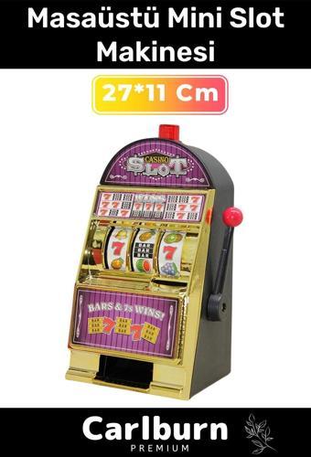 Özel Üretim Çevirme Kollu Meyve Vip Casino Portatif Ev Slot Makinasi 27*11 Cm