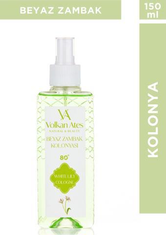 Volkan Ates Natural & Beauty Parfümlü Kolonya - Beyaz Zambak 150 ml
