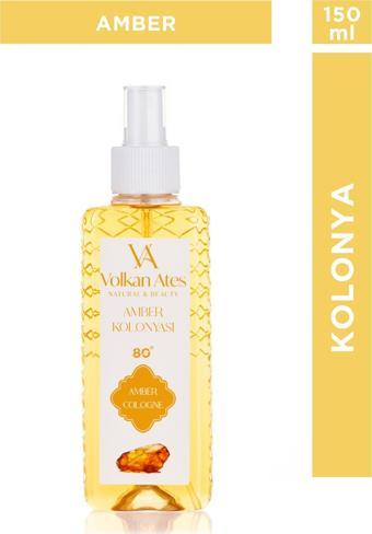 Volkan Ates Natural & Beauty Parfümlü Kolonya - Amber 150 ml 