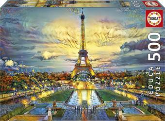 500 Parça Eyfel Kulesi Puzzle - 19621 - Eiffel Tower