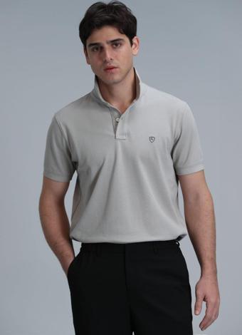 Lufian Laon Smart Erkek Polo Tişört Slim Fit Bej