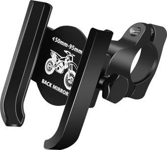 BİKE SKY Gidon Bağlantılı Metal Motosiklet ve Bisiklet Telefon Tutucu Metal Bisiklet ve Motorsiklet Telefon Tutacağı