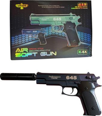 Susturuculu Metal Boncuk Atan 30cm Tabanca + 20 Paket Boncuk