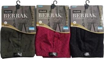 BERRAK 4497 ERKEK MODAL DESENLİ BOXER 3 ADET