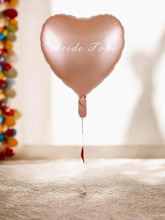 Rose Gold Bride To Be Kalp Folyo Balon 45 Cm