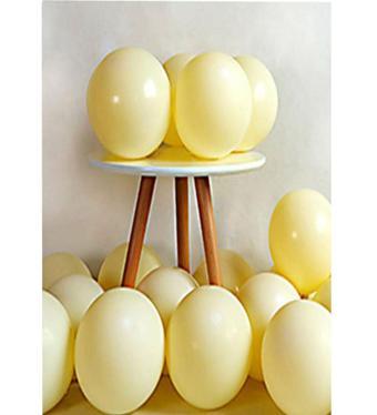 Makaron Balon 12" inç SARI   Renk 10 Adet