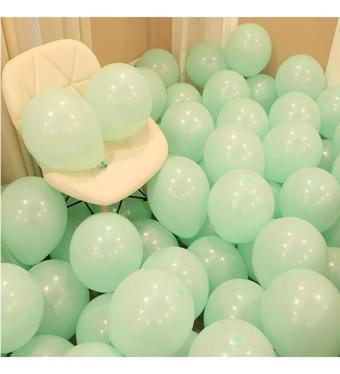 Makaron Balon 12" inç  YEŞİL  Renk 10 Adet