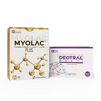 Myolac Plus 60 Saşe & Deotral Multi 30 Saşe, Takviye Edici Gıda